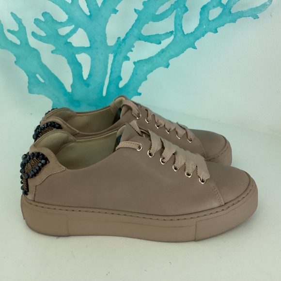 REDUCED Attilio Giusti Leombruni Butterfly Jewel Platform Sneakers US 6 EUR 36 - Picture 4 of 11